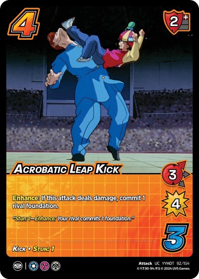 Acrobatic Leap Kick