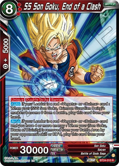 SS Son Goku, End of a Clash