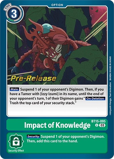 Impact of Knowledge