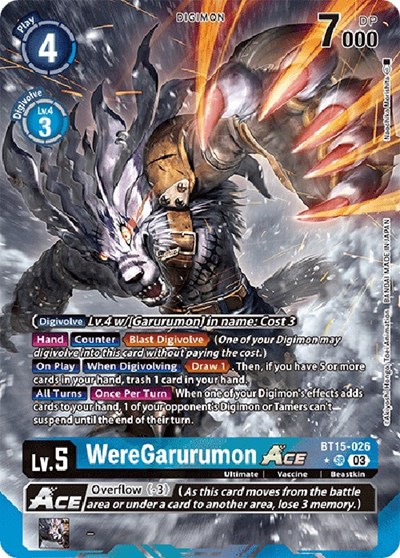 WereGarurumon ACE (Alternate Art)