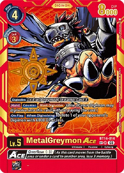MetalGreymon ACE (Special Rare)