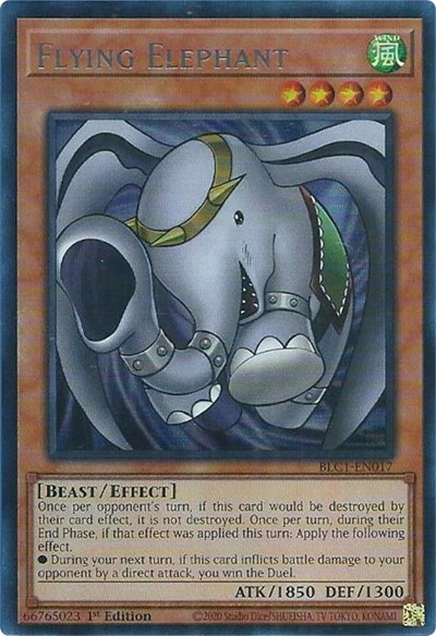Flying Elephant (Silver)