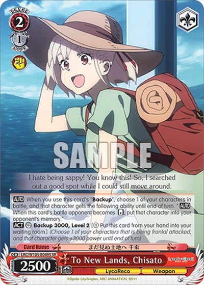 To New Lands, Chisato (SR)