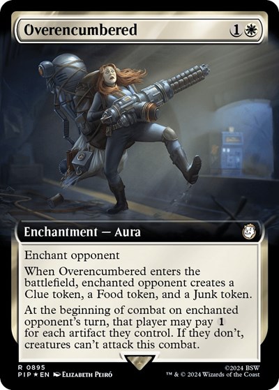Overencumbered (Extended Art) (Surge Foil)