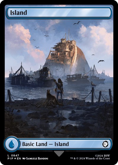 Island (0847) (Surge Foil)