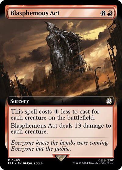 Blasphemous Act (Extended Art)