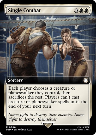 Single Combat (Extended Art) (Surge Foil)