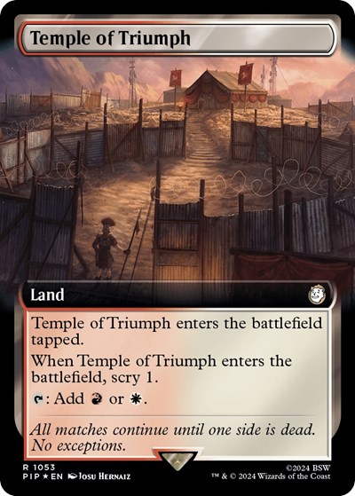 Temple of Triumph (Extended Art) (Surge Foil)