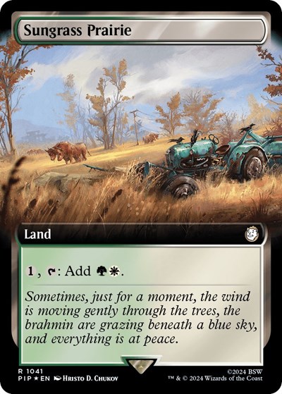 Sungrass Prairie (Extended Art) (Surge Foil)