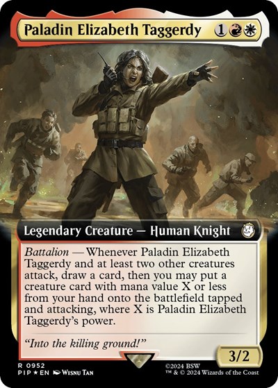 Paladin Elizabeth Taggerdy (Extended Art) (Surge Foil)