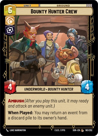 Bounty Hunter Crew