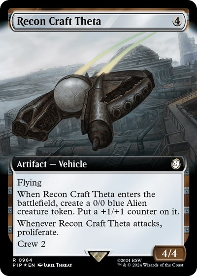 Recon Craft Theta (Extended Art) (Surge Foil)