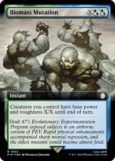 Biomass Mutation (Extended Art) (Surge Foil)