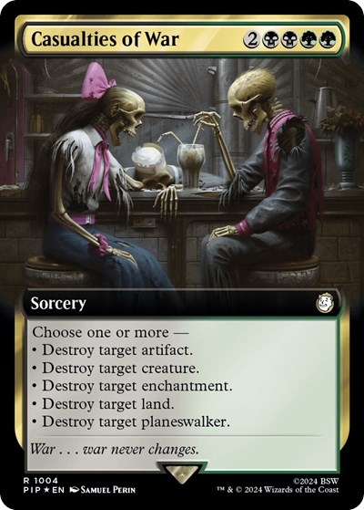Casualties of War (Extended Art) (Surge Foil)