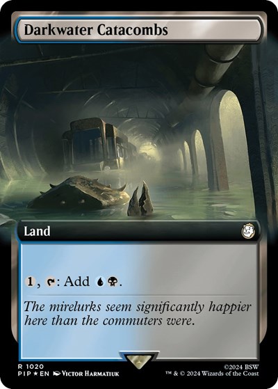 Darkwater Catacombs (Extended Art) (Surge Foil)