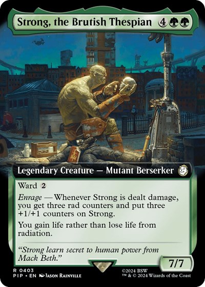 Strong, the Brutish Thespian (Extended Art)