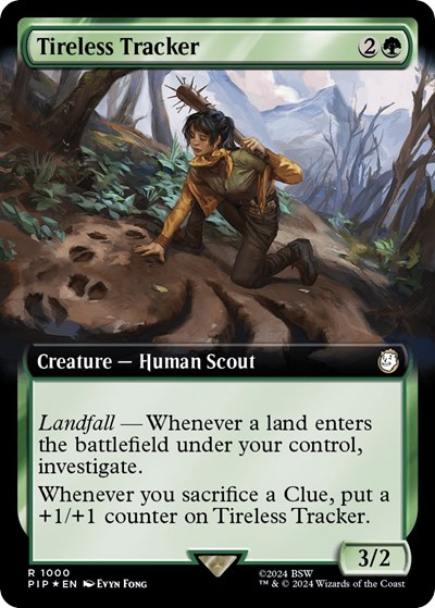 Tireless Tracker (Extended Art) (Surge Foil)