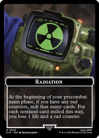 Radiation // Zombie Mutant Double-Sided Token