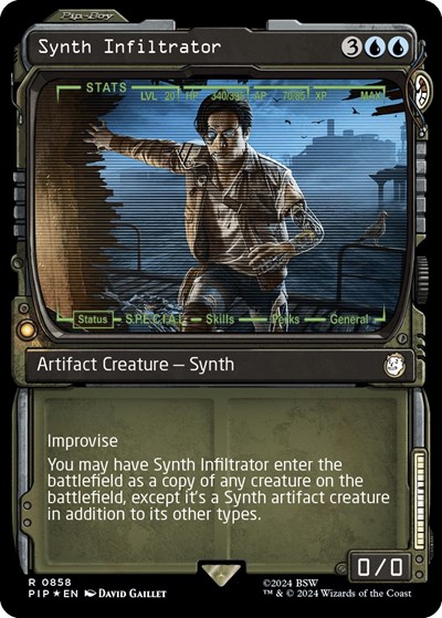 Synth Infiltrator (Showcase) (Surge Foil)