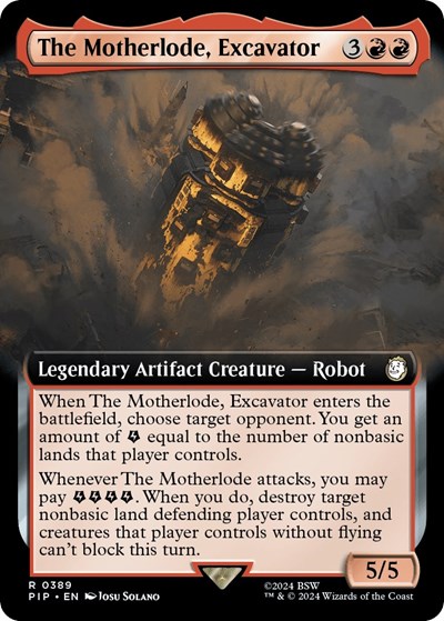 The Motherlode, Excavator (Extended Art)