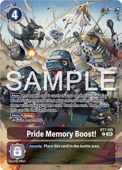 Pride Memory Boost! (Bonus Pack)