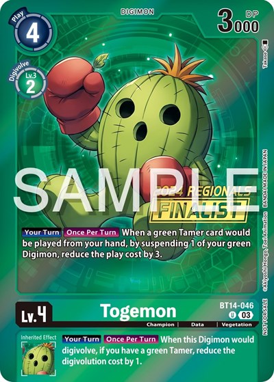 Togemon (2024 Regionals Finalist)