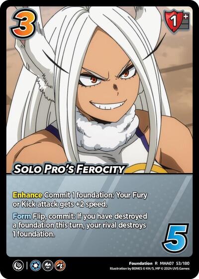 Solo Pro's Ferocity