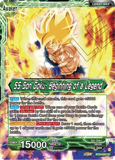Son Goku // SS Son Goku, Beginning of a Legend (Collector Booster Foil)