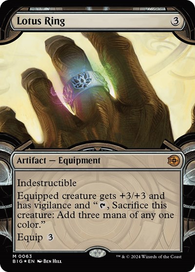 Lotus Ring (Showcase) (Raised Foil)