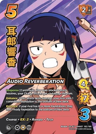 Audio Reverberation (Alternate Art)