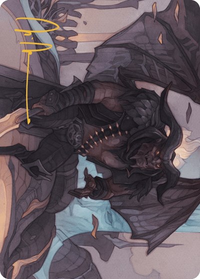Rakdos Joins Up Art Card (Gold-Stamped Signature)