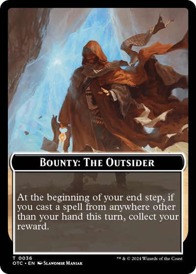 Bounty: The Outsider // Bounty Rules Double-Sided Token