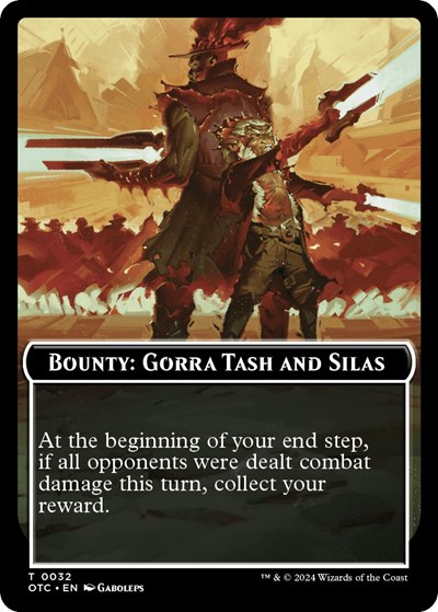 Bounty: Gorra Tash and Silas // Bounty Rules Double-Sided Token