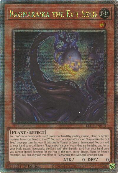 Ragnaraika the Evil Seed (Quarter Century Secret Rare)
