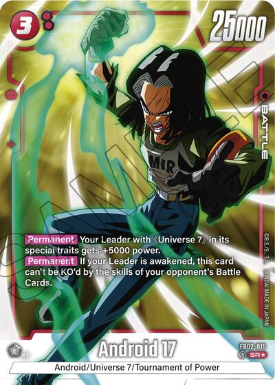 Android 17 - FB02-015 (Alternate Art)