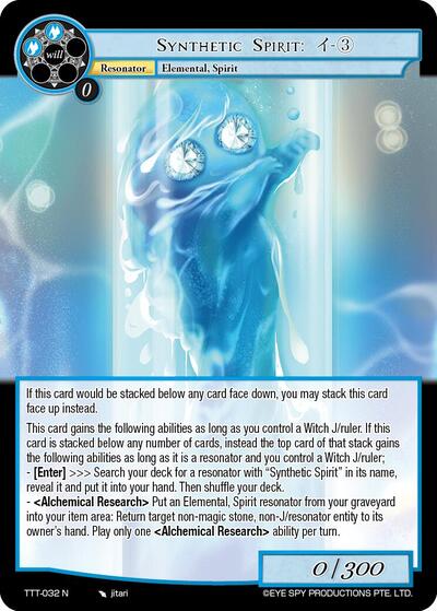 Synthetic Spirit: - 3