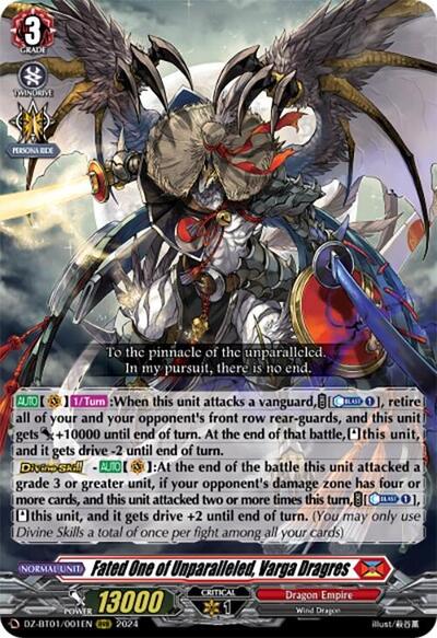 Fated One of Unparalleled, Varga Dragres