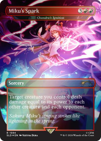 Miku's Spark - Chandra's Ignition (Rainbow Foil)