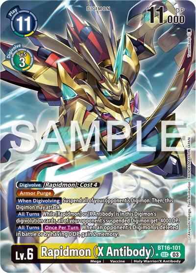 Rapidmon (X Antibody) (Alternate Art)