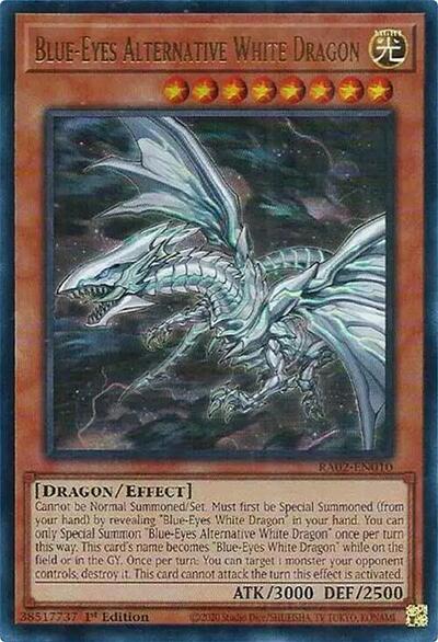 Blue-Eyes Alternative White Dragon (UR)