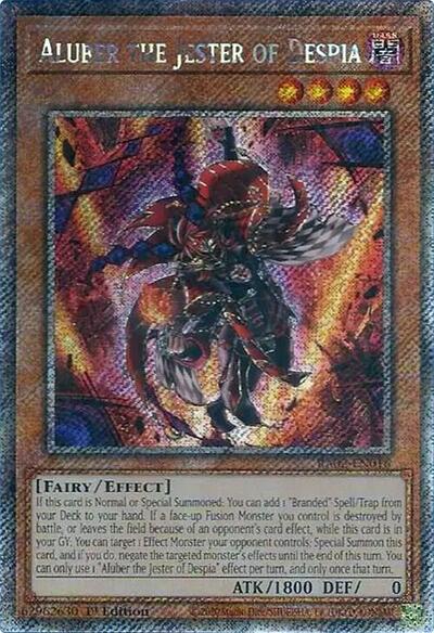 Aluber the Jester of Despia (Platinum Secret Rare)