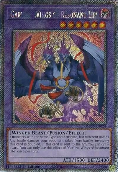 Garura, Wings of Resonant Life (Platinum Secret Rare)