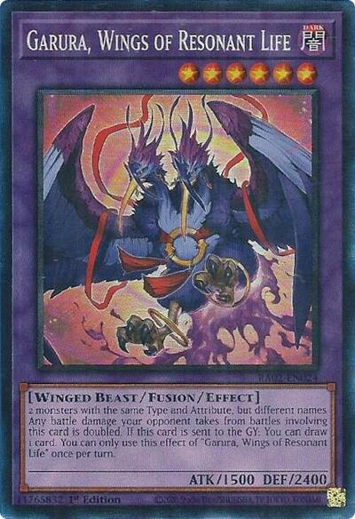 Garura, Wings of Resonant Life (PCR)