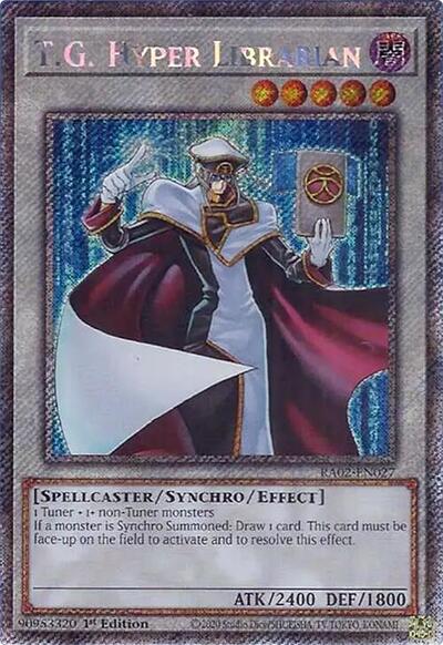 T.G. Hyper Librarian (Platinum Secret Rare)