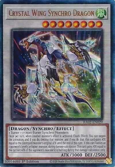 Crystal Wing Synchro Dragon (PUR)