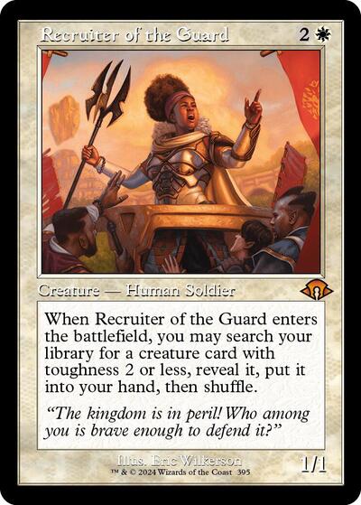 Recruiter of the Guard (Retro Frame)