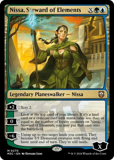 Nissa, Steward of Elements (Ripple Foil)