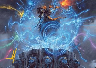 Flusterstorm Art Card (Gold-Stamped Signature)