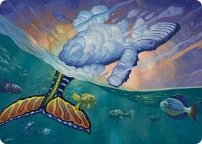 Dreamtide Whale Art Card