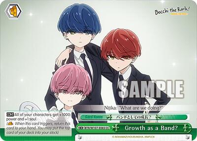 Growth as a Band?